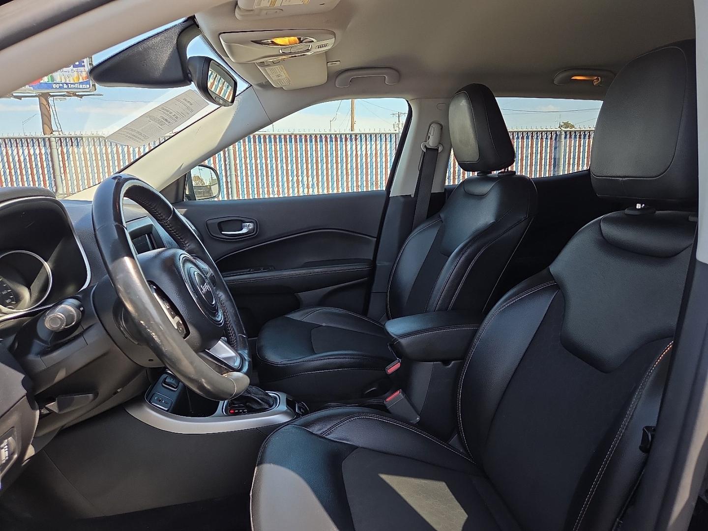 2017 Diamond Black Crystal Pearlcoat - PXJ /Black - X9 Jeep New Compass Latitude FWD (3C4NJCBB1HT) with an Tigershark MultiAir 2.4L I-4 variable valve control, regular unleaded, engine with 180HP engine, located at 4110 Avenue Q, Lubbock, 79412, 33.556553, -101.855820- Photo#9