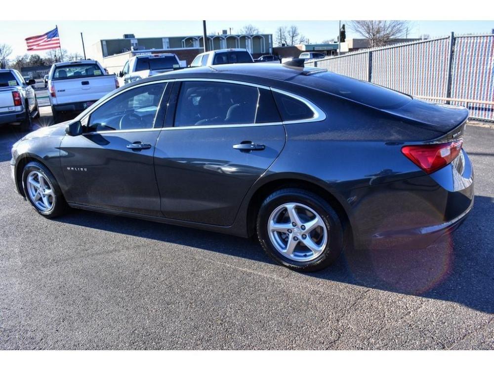 2017 BLACK /BLACK Chevrolet Malibu 4dr Sdn LS w/1LS (1G1ZB5ST1HF) with an 4 Cylinder Engine engine, located at 3701 Avenue Q, Lubbock, 79412, 33.560417, -101.855019 - Photo #2