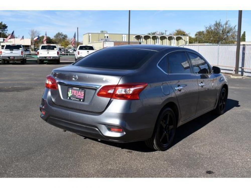 2018 GUN METALLIC /CHARCOAL Nissan Sentra S Manual (3N1AB7AP0JY) with an 1.8L DOHC 16-Valve 4-Cylinder engine, 6-SPEED MANUAL transmission, located at 3701 Avenue Q, Lubbock, 79412, (806) 762-3556, 33.560417, -101.855019 - Photo #1