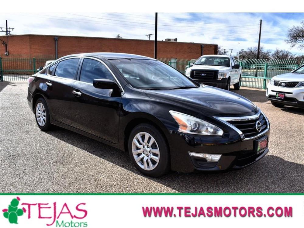 2014 SUPER BLACK /BLACK Nissan Altima 2.5 S (1N4AL3APXEN) with an Engine: 2.5L DOHC 16-Valve I-4 engine, XTRONIC CVT (CONTINUOUSLY VARIABLE) transmission, located at 3701 Avenue Q, Lubbock, 79412, (806) 762-3556, 33.560417, -101.855019 - Photo #0