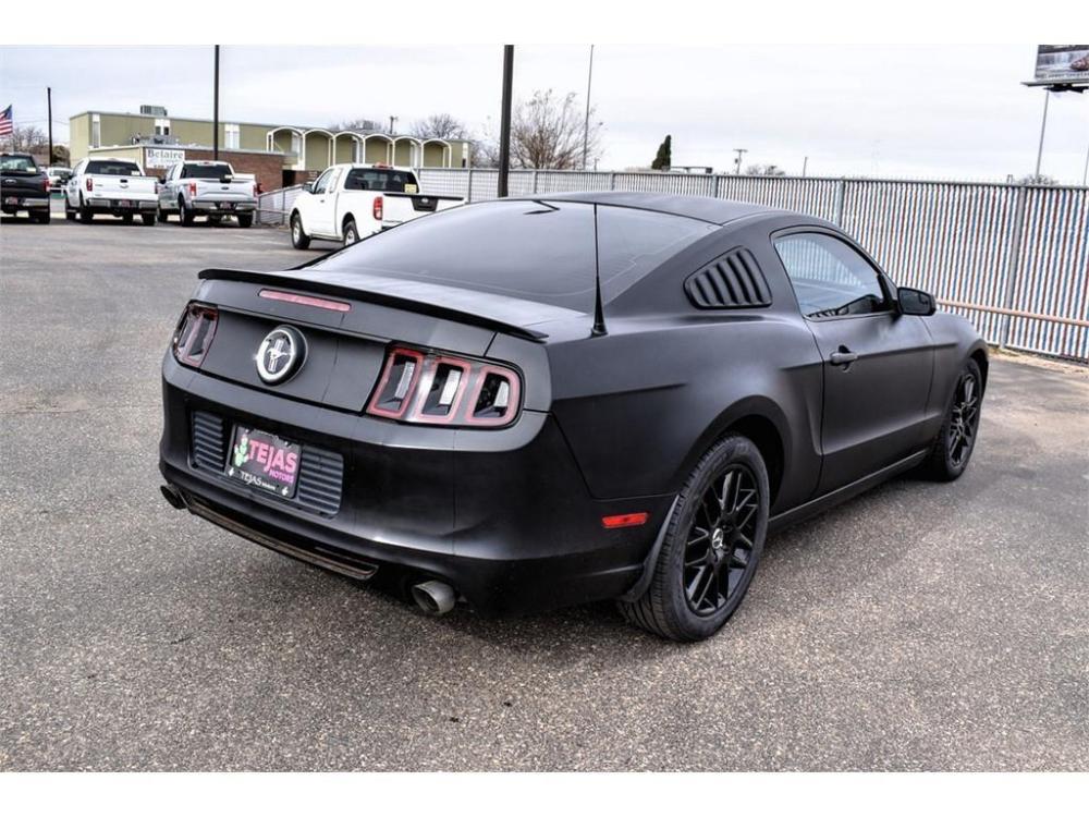 2014 BLACK /BLACK Ford Mustang V6 Coupe (1ZVBP8AM1E5) with an 3.7L 4V Ti-VCT V6 engine, A/T transmission, located at 3701 Avenue Q, Lubbock, 79412, (806) 762-3556, 33.560417, -101.855019 - Photo #1