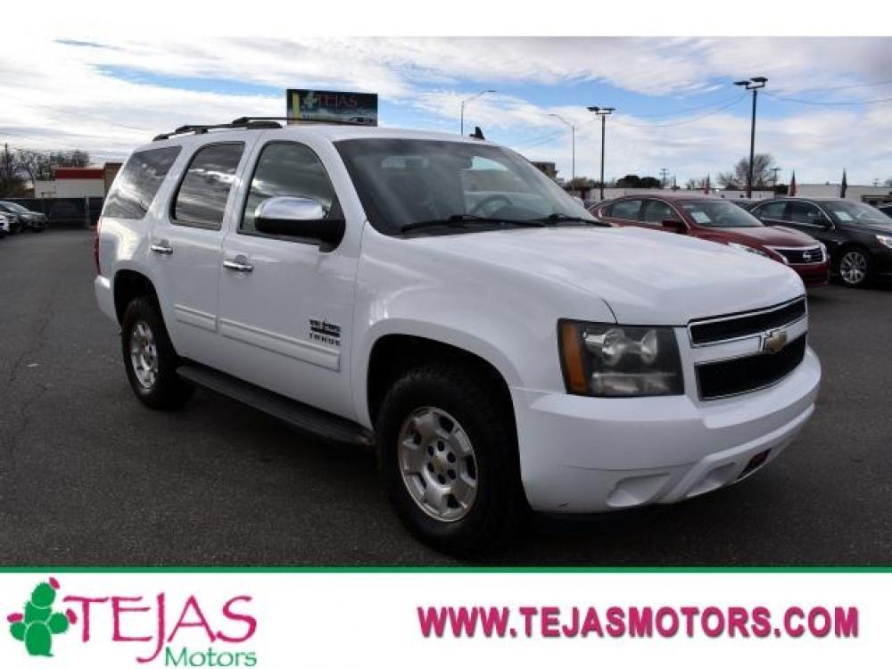 2011 SUMMIT WHITE Chevrolet Tahoe 2WD 4dr 1500 LS (1GNSCAE04BR) with an 8 Cylinder Engine engine, AUTOMATIC transmission, located at 3701 Avenue Q, Lubbock, 79412, (806) 762-3556, 33.560417, -101.855019 - Photo #0