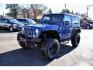 2009 BLUE /GRAY Jeep Wrangler (1J4FA24119L) with an 3.8L V6 OHV 12V engine, A/T transmission, located at 3701 Avenue Q, Lubbock, 79412, (806) 762-3556, 33.560417, -101.855019 - Photo #3
