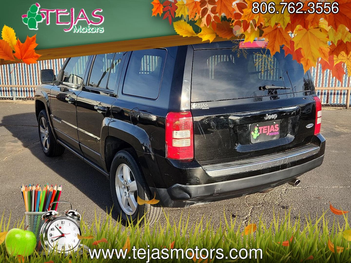 2017 Black Clearcoat - PX8 /Dark Slate Gray - DV Jeep Patriot High Altitude FWD (1C4NJPFA7HD) with an 2L I-4 DOHC, variable valve control, regular unleaded, engine with 158HP engine, located at 4110 Avenue Q, Lubbock, 79412, 33.556553, -101.855820 - 03/03/2026 key in envelope god- Photo#3
