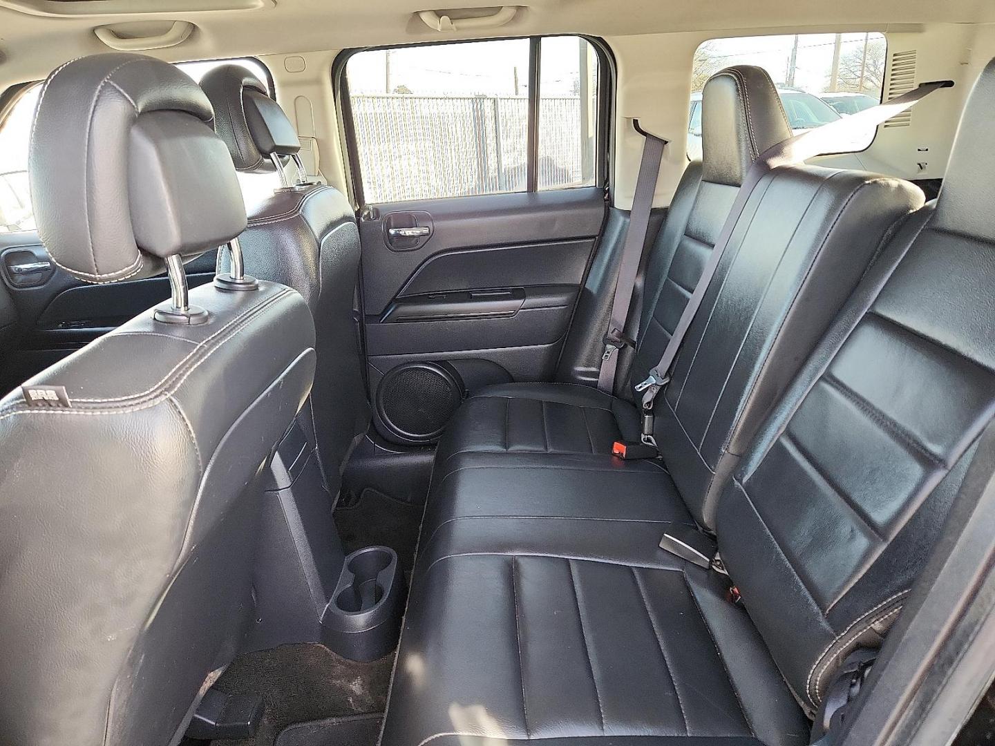 2017 Black Clearcoat - PX8 /Dark Slate Gray - DV Jeep Patriot High Altitude FWD (1C4NJPFA7HD) with an 2L I-4 DOHC, variable valve control, regular unleaded, engine with 158HP engine, located at 4110 Avenue Q, Lubbock, 79412, 33.556553, -101.855820 - Photo#4