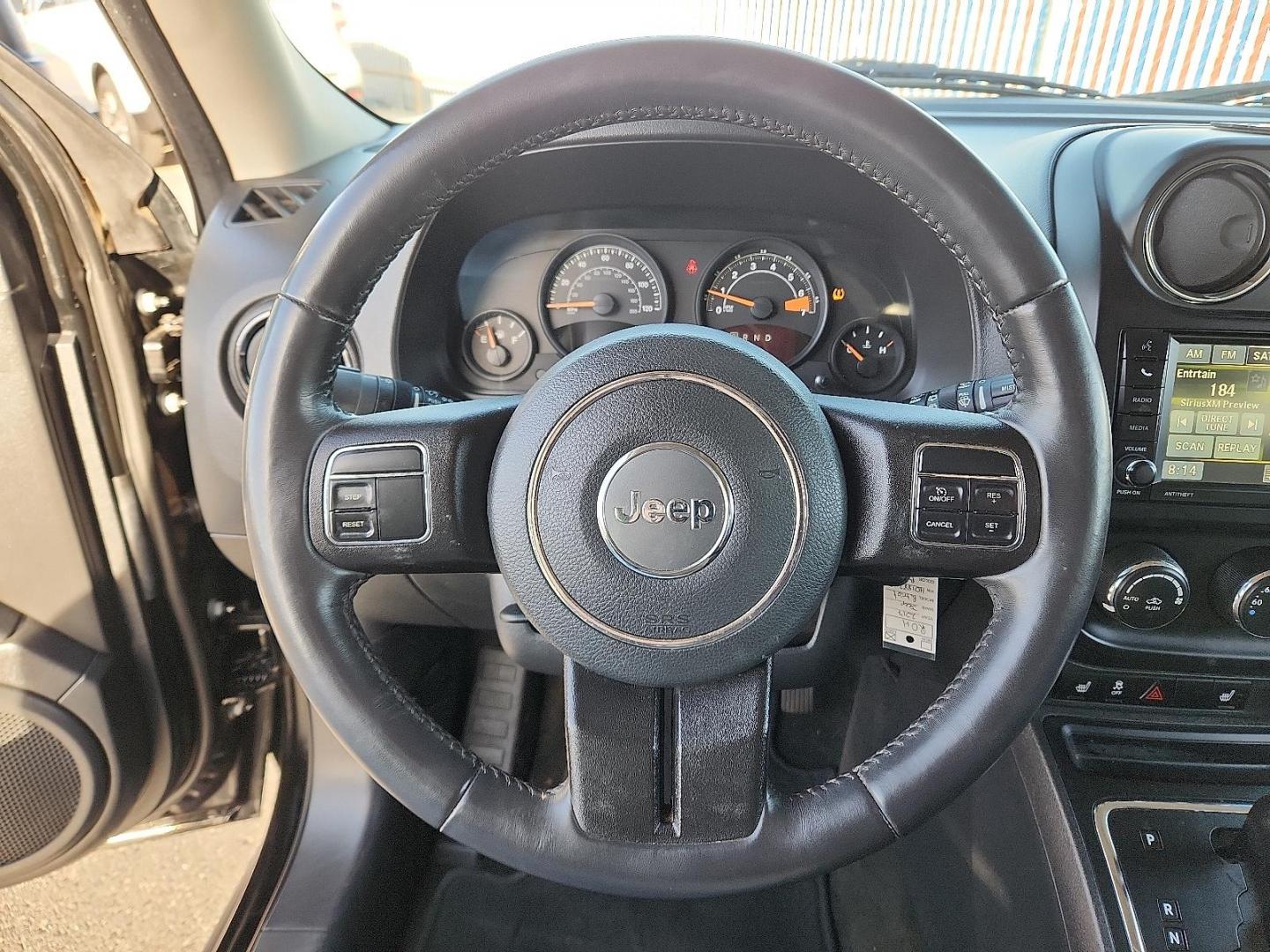 2017 Black Clearcoat - PX8 /Dark Slate Gray - DV Jeep Patriot High Altitude FWD (1C4NJPFA7HD) with an 2L I-4 DOHC, variable valve control, regular unleaded, engine with 158HP engine, located at 4110 Avenue Q, Lubbock, 79412, 33.556553, -101.855820 - Photo#10