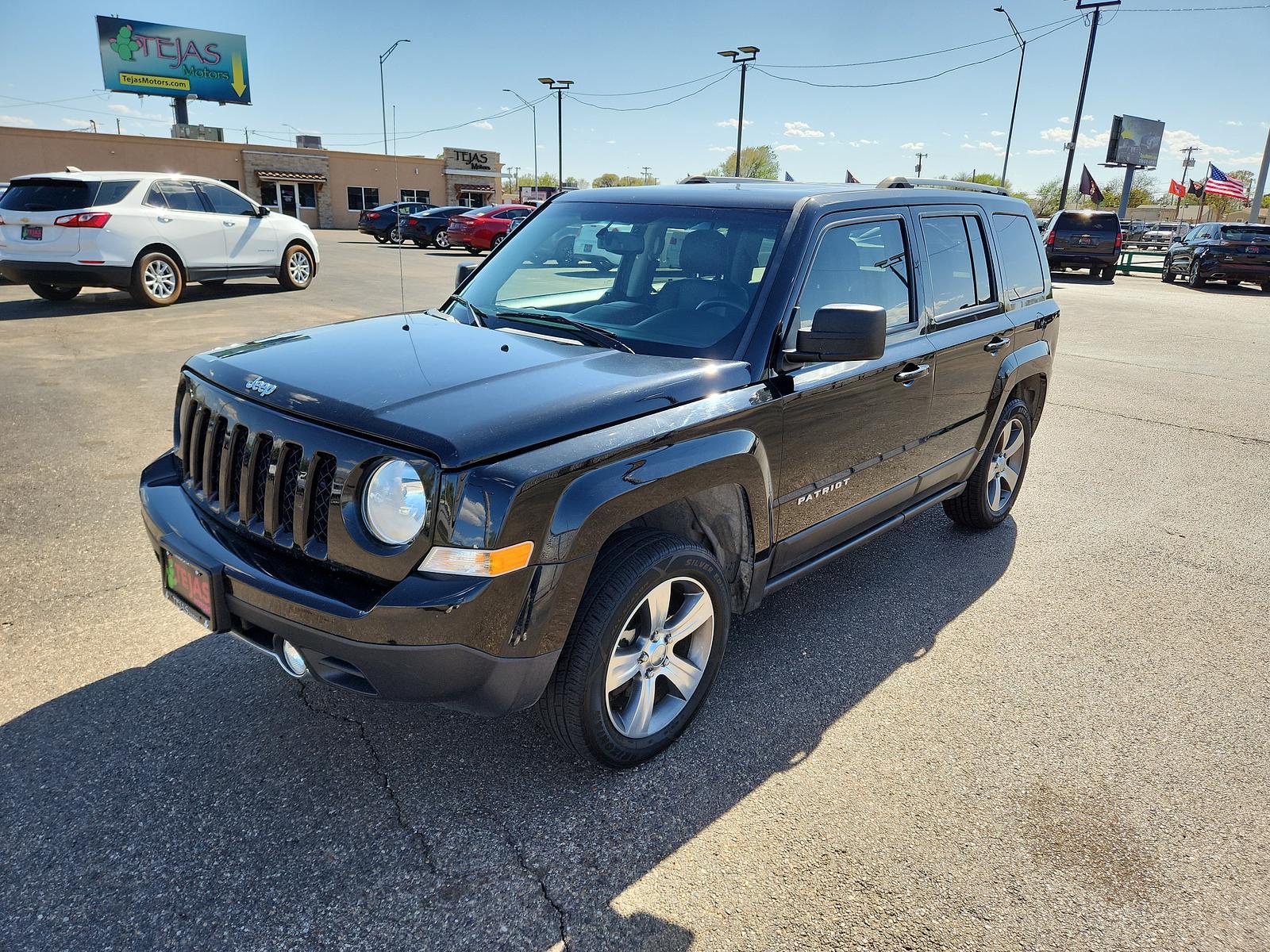 2017 Black Clearcoat /Dark Slate Gray Jeep Patriot High Altitude (1C4NJPFA7HD) with an ENGINE: 2.0L I4 DOHC 16V DUAL VVT engine, located at 4110 Avenue Q, Lubbock, 79412, 33.556553, -101.855820 - Photo #3