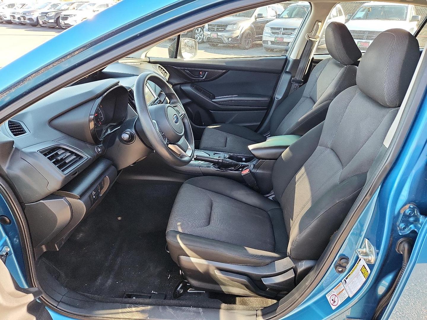 2017 BLUE Subaru Impreza 2.0i (4S3GTAA65H3) with an 2L H-4 gasoline direct injection, DOHC, variable valve control, regular unleaded, engine with 152HP engine, located at 4110 Avenue Q, Lubbock, 79412, 33.556553, -101.855820 - Photo#6