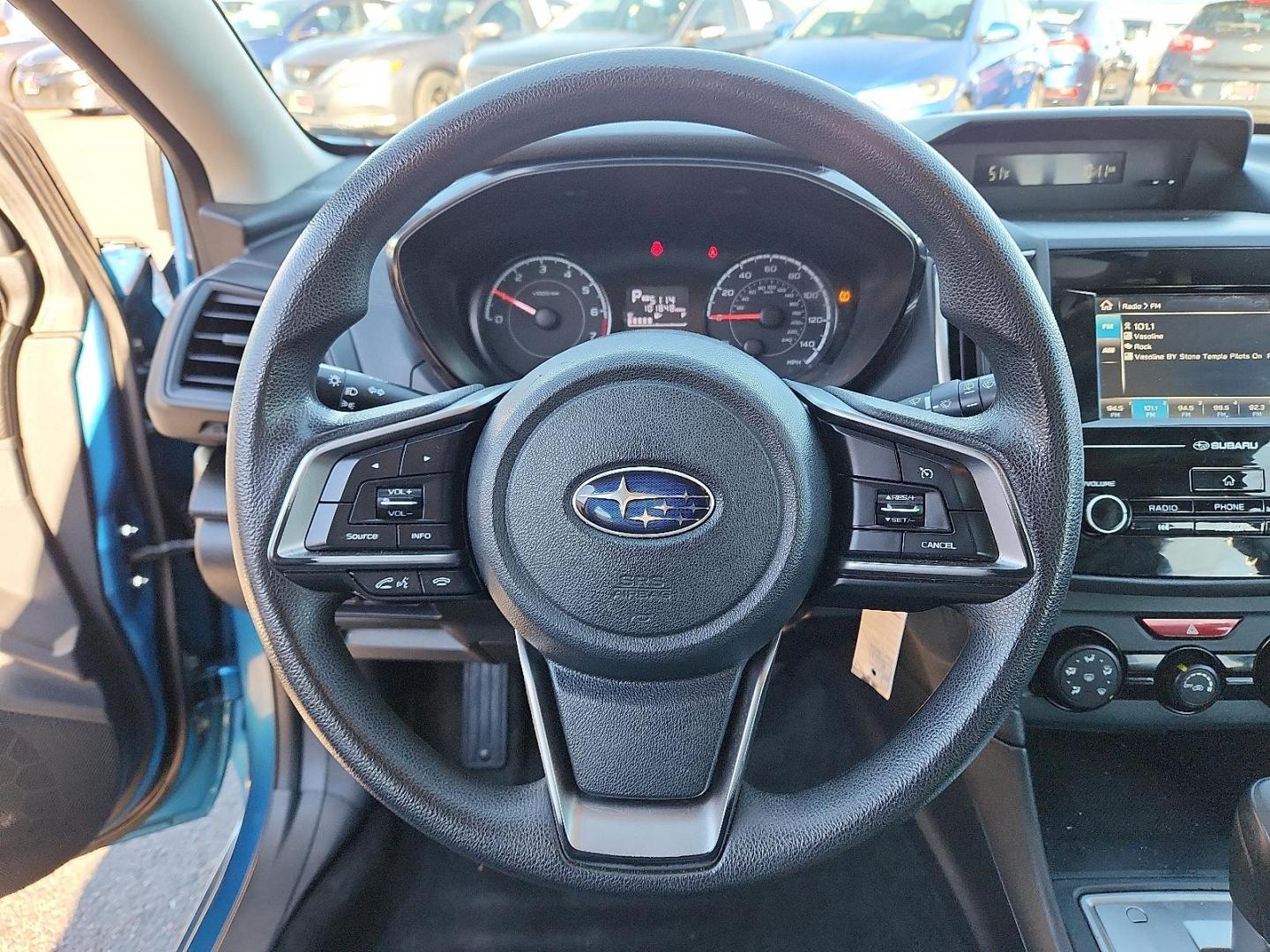 2017 BLUE Subaru Impreza 2.0i (4S3GTAA65H3) with an 2L H-4 gasoline direct injection, DOHC, variable valve control, regular unleaded, engine with 152HP engine, located at 4110 Avenue Q, Lubbock, 79412, 33.556553, -101.855820 - Photo#10