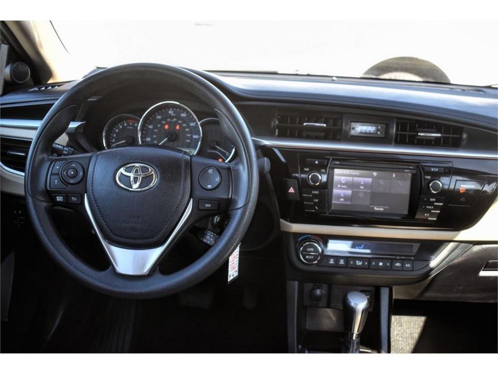 2016 GRAY /BLACK Toyota Corolla (5YFBURHE4GP) with an Engine: 1.8L I-4 DOHC Dual VVT-i engine, CONTINUOUSLY VARIABLE TRANSMISSION transmission, located at 3701 Avenue Q, Lubbock, 79412, 33.560417, -101.855019 - Photo #5