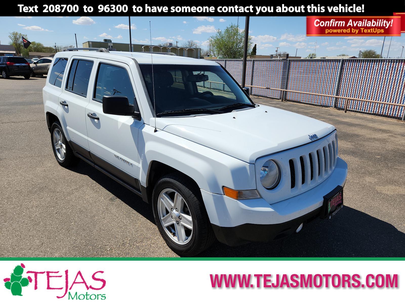 2017 Bright White Clearcoat /Dark Slate Gray Jeep Patriot Sport (1C4NJPBB5HD) with an ENGINE: 2.4L I4 DOHC 16V DUAL VVT engine, located at 4110 Avenue Q, Lubbock, 79412, 33.556553, -101.855820 - 05/04/2023 KEY AND INSPECTION IN ENVELOPE GOD - Photo #0