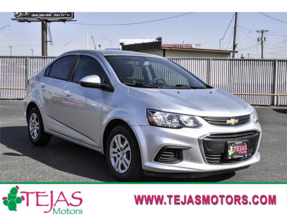 2018 SILVER Chevrolet Sonic (1G1JB5SH3J4) with an 1.8L L4 DOHC 24V engine, 5-SPEED MANUAL transmission, located at 3701 Avenue Q, Lubbock, 79412, 33.560417, -101.855019 - Photo #0