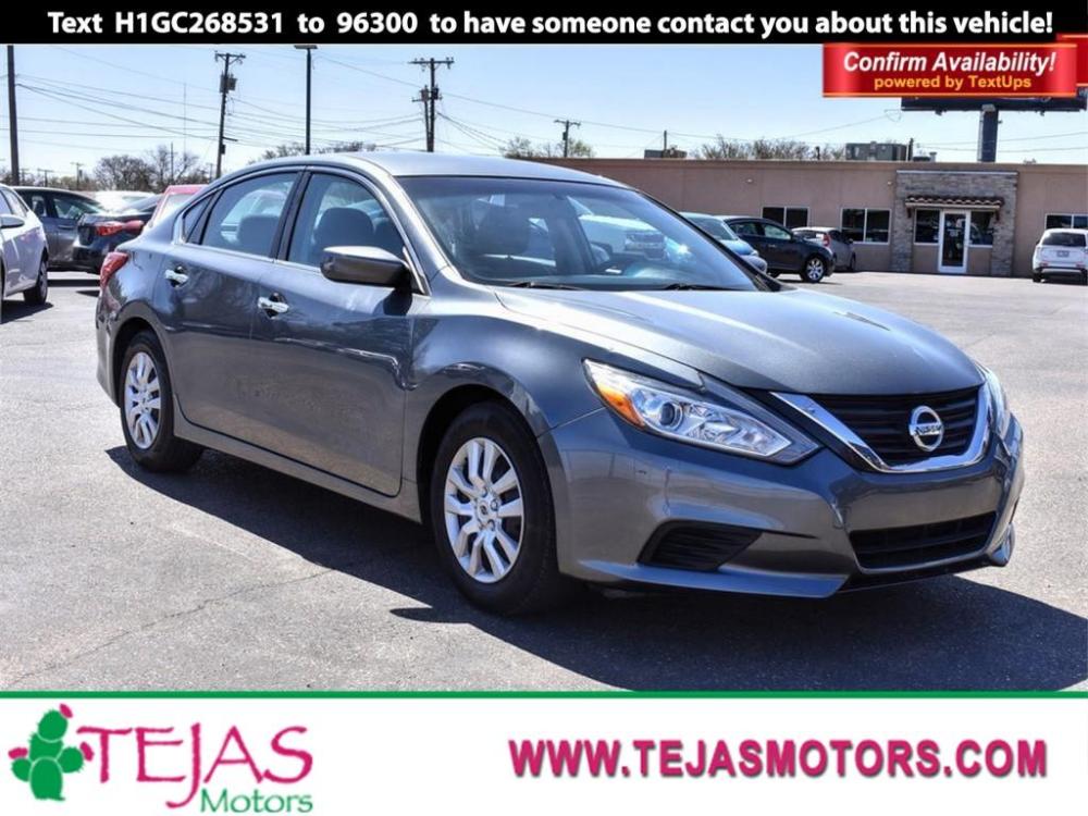 2016 BRILLIANT SILVER Nissan Altima (1N4AL3APXGC) with an Engine: 2.5L DOHC 16-Valve 4-Cylinder engine, CONTINUOUSLY VARIABLE TRANSMISSION transmission, located at 3701 Avenue Q, Lubbock, 79412, 33.560417, -101.855019 - Photo #0