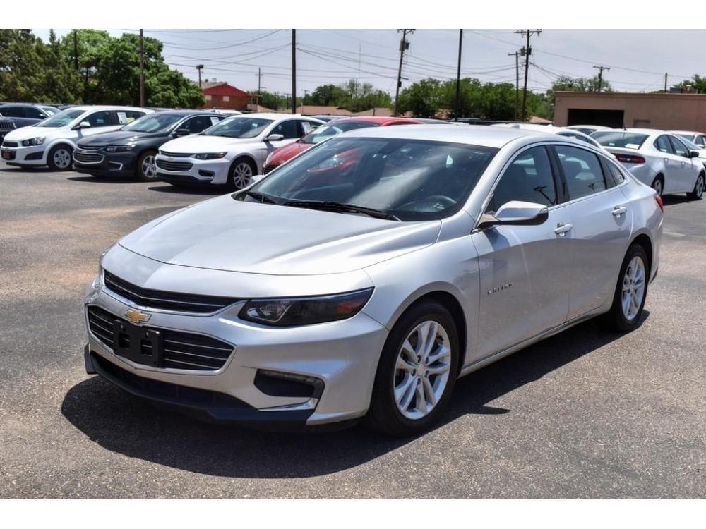 2018 SILVER Chevrolet Malibu (1G1ZD5ST1JF) with an 1.5L L4 DOHC 16V engine, 6-SPEED AUTOMATIC transmission, located at 3701 Avenue Q, Lubbock, 79412, 33.560417, -101.855019 - Photo #1