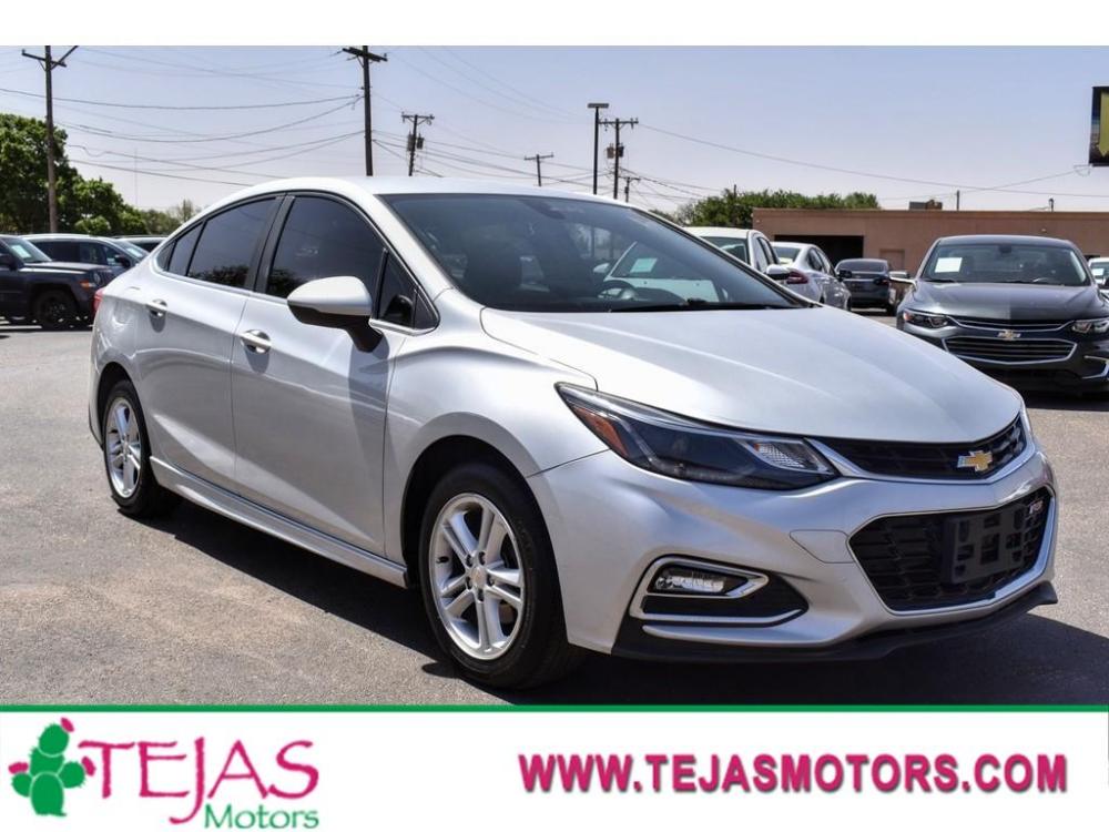 2017 SILVER Chevrolet Cruze (1G1BE5SM2H7) with an 1.4L L4 DOHC 16V TURBO engine, 6-SPEED AUTOMATIC transmission, located at 3701 Avenue Q, Lubbock, 79412, 33.560417, -101.855019 - Photo #0