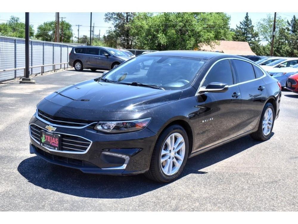 2018 BLACK Chevrolet Malibu (1G1ZD5ST8JF) with an 1.5L L4 DOHC 16V engine, 6-SPEED AUTOMATIC transmission, located at 3701 Avenue Q, Lubbock, 79412, 33.560417, -101.855019 - Photo #1