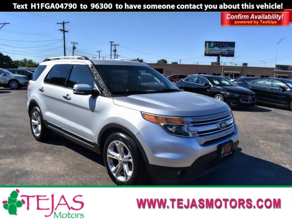 2015 SILVER Ford Explorer (1FM5K7F85FG) with an 3.5L V6 DOHC 24V engine, AUTOMATIC transmission, located at 3701 Avenue Q, Lubbock, 79412, 33.560417, -101.855019 - Photo #0