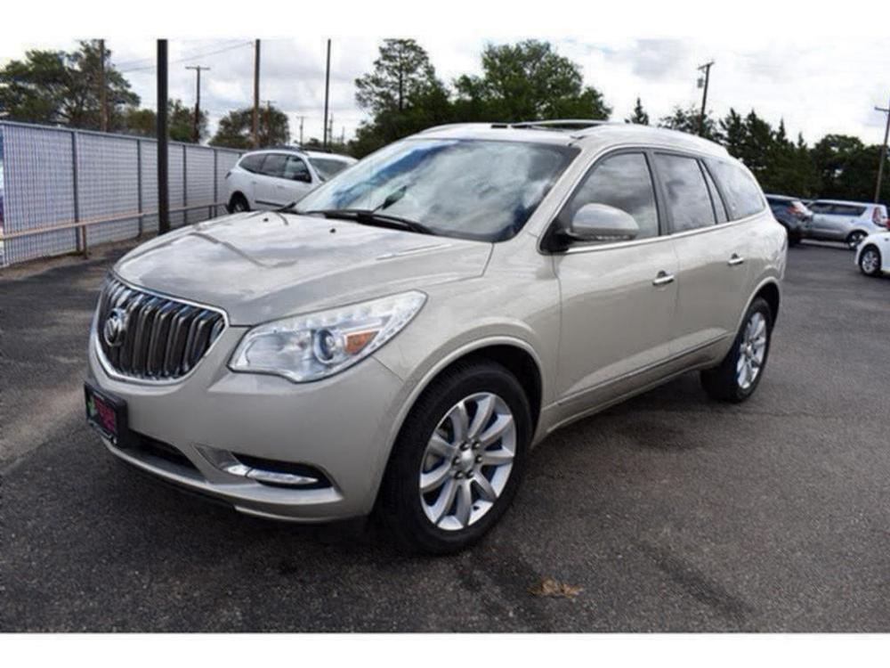 2016 GOLD Buick Enclave (5GAKRCKD2GJ) with an V6 Cylinder Engine engine, 6- SPEED AUTOMATIC, ELECTRONICALLY CONTROLLED WITH OVERDRIVE transmission, located at 3701 Avenue Q, Lubbock, 79412, 33.560417, -101.855019 - Photo #1