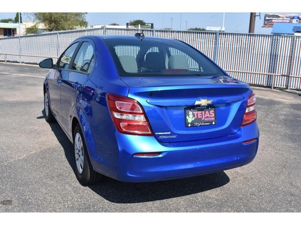 2017 BLUE Chevrolet Sonic (1G1JB5SH5H4) with an 4 Cylinder Engine engine, 6-SPEED AUTOMATIC transmission, located at 3701 Avenue Q, Lubbock, 79412, 33.560417, -101.855019 - Photo #2