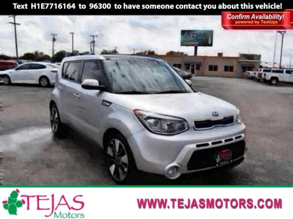 2014 SILVER Kia Soul (KNDJX3A50E7) with an Engine: 2.0L GDI I4 engine, 6-SPEED AUTOMATIC -INC: ACTIVE ECO SYSTEM AND SPORTMATIC SHIFTING transmission, located at 3701 Avenue Q, Lubbock, 79412, 33.560417, -101.855019 - Photo #0