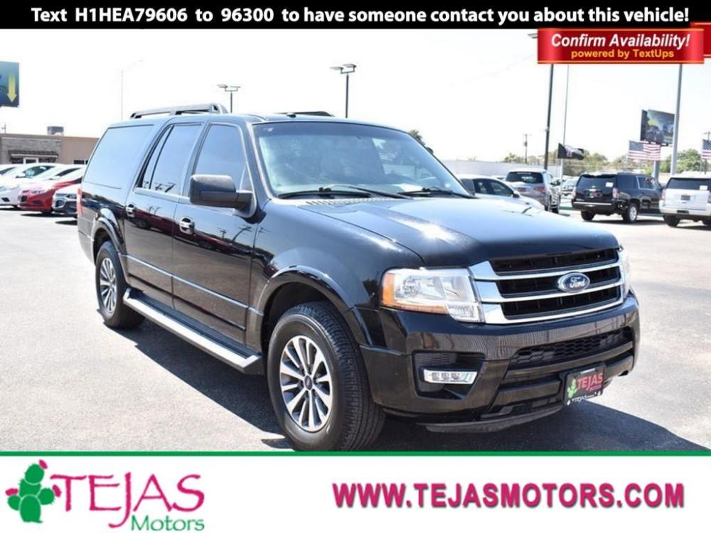 2017 SHADOW BLACK Ford Expedition EL (1FMJK1HT4HE) with an 3.5L EcoBoost V6 engine, 6-SPEED AUTOMATIC W/SELECTSHIFT transmission, located at 3701 Avenue Q, Lubbock, 79412, 33.560417, -101.855019 - Photo #0