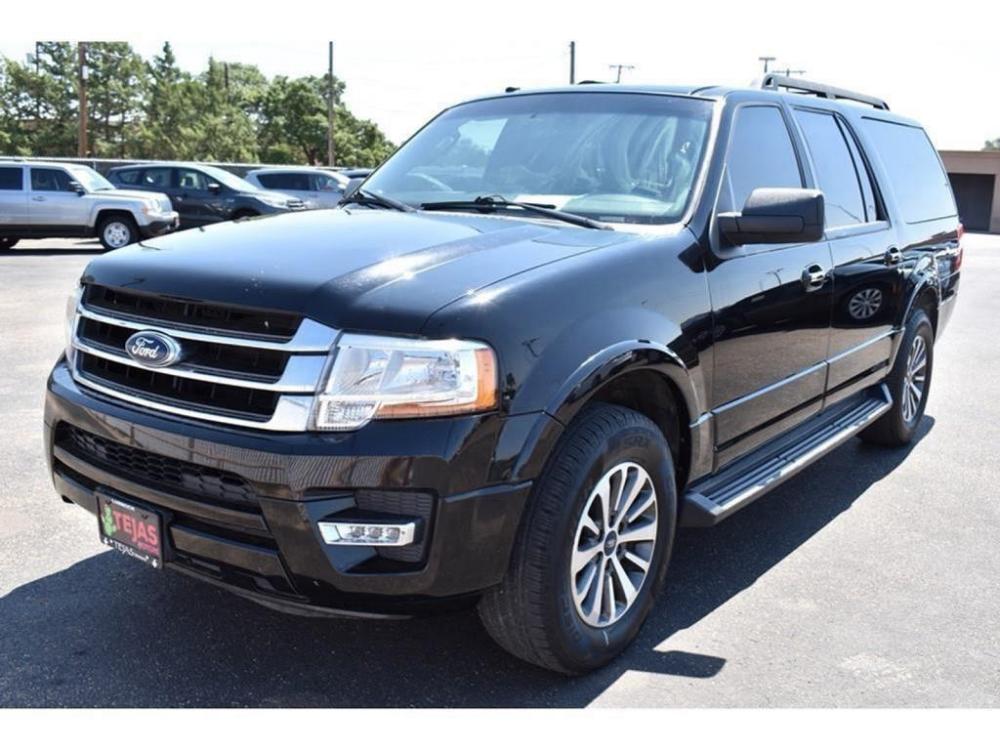 2017 SHADOW BLACK Ford Expedition EL (1FMJK1HT4HE) with an 3.5L EcoBoost V6 engine, 6-SPEED AUTOMATIC W/SELECTSHIFT transmission, located at 3701 Avenue Q, Lubbock, 79412, 33.560417, -101.855019 - Photo #1