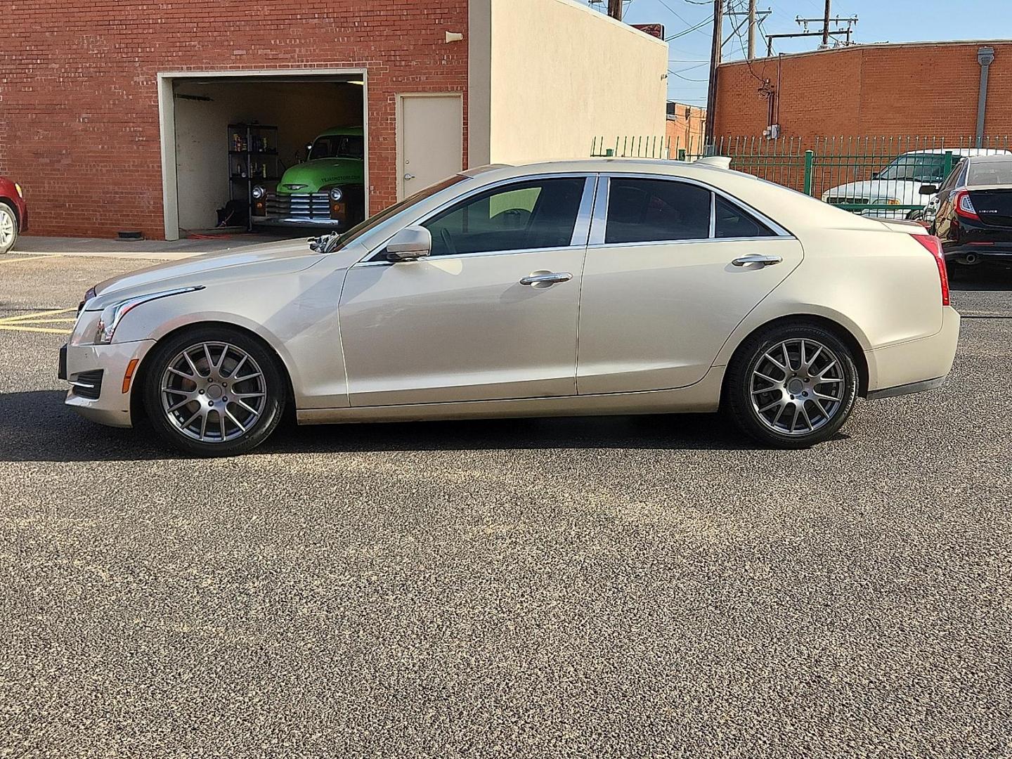 2016 BEIGE /Light Neutral w/Medium Cashmere Accents - HHN Cadillac ATS Luxury Collection (1G6AB5RX0G0) with an 2L I-4 gasoline direct injection, DOHC, variable valve control, intercooled turbo, premium unleaded, engine with 272HP engine, located at 4110 Avenue Q, Lubbock, 79412, 33.556553, -101.855820 - Photo#2