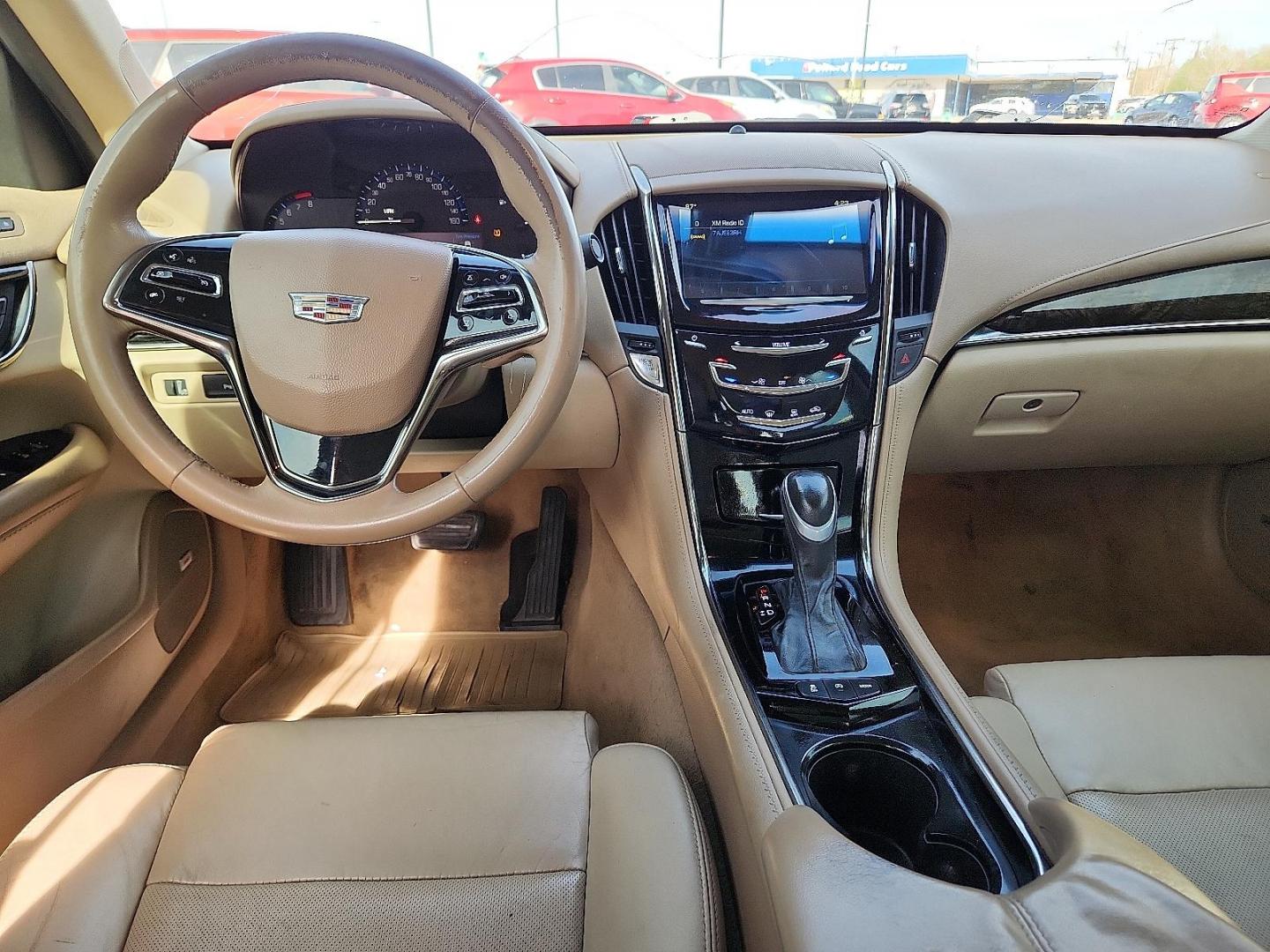 2016 BEIGE /Light Neutral w/Medium Cashmere Accents - HHN Cadillac ATS Luxury Collection (1G6AB5RX0G0) with an 2L I-4 gasoline direct injection, DOHC, variable valve control, intercooled turbo, premium unleaded, engine with 272HP engine, located at 4110 Avenue Q, Lubbock, 79412, 33.556553, -101.855820 - Photo#7