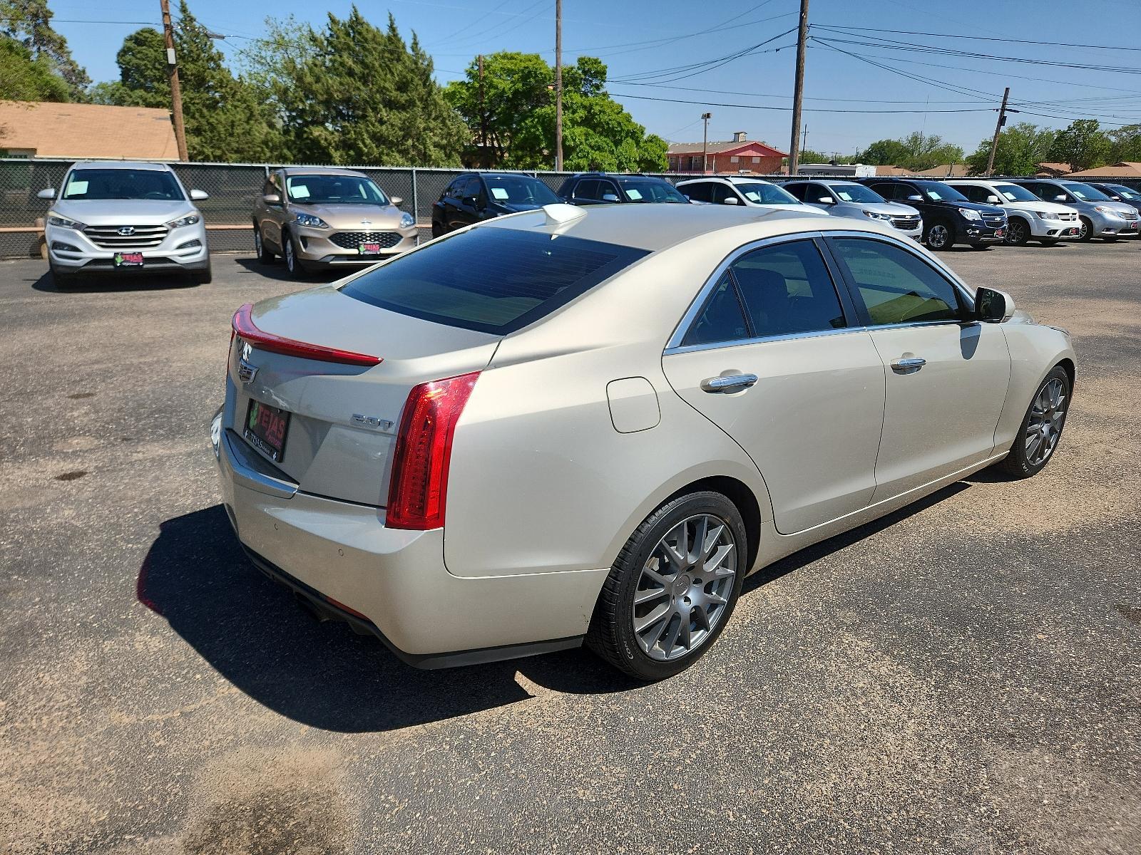 2016 Gold /Tan Cadillac ATS Sedan Luxury Collection RWD (1G6AB5RX0G0) with an ENGINE, 2.0L TURBO, I4, DI, DOHC, VVT WITH AUTOMATIC STOP/START engine, located at 4110 Avenue Q, Lubbock, 79412, 33.556553, -101.855820 - 09/05/2023 KEY AND INSPECTION IN ENVELOPE GOD - Photo #1