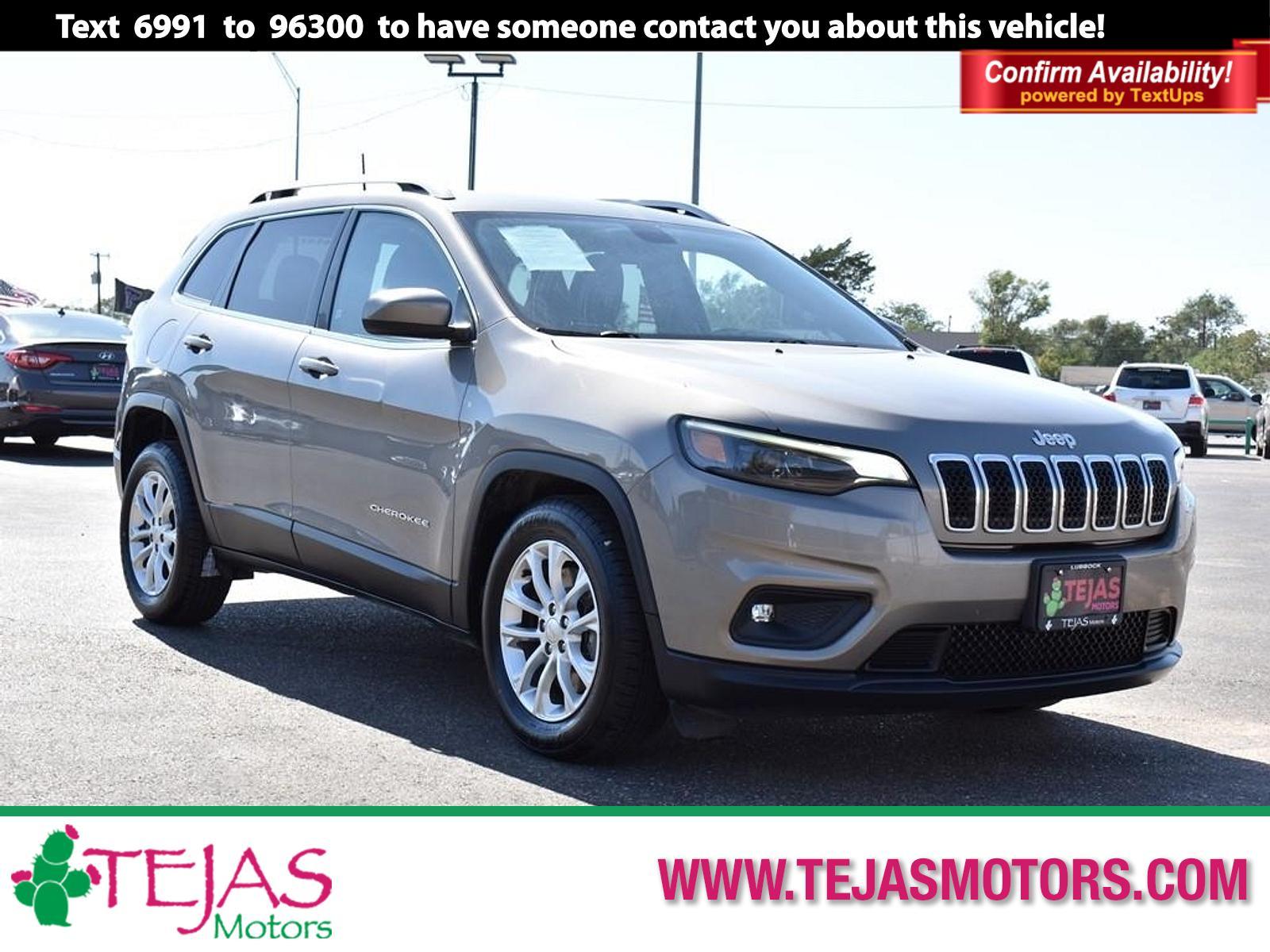 2019 Light Brownstone Pearlcoat /Black Jeep Cherokee Latitude (1C4PJLCB6KD) with an ENGINE: 2.4L I4 ZERO EVAP M-AIR W/ESS engine, located at 4110 Avenue Q, Lubbock, 79412, 33.556553, -101.855820 - 05/04/2023 KEY AND INSPECTION IN ENVELOPE GOD - Photo #0