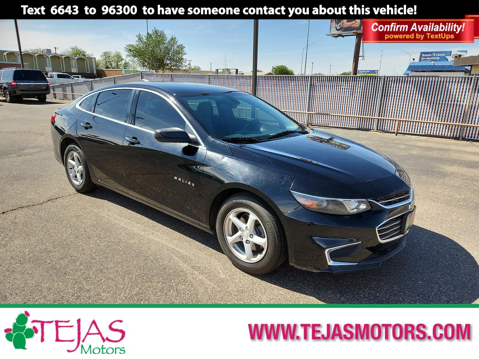 2017 Mosaic Black Metallic /Jet Black Chevrolet Malibu LS (1G1ZB5ST4HF) with an ENGINE, 1.5L TURBO DOHC 4-CYLINDER DI engine, located at 4110 Avenue Q, Lubbock, 79412, 33.556553, -101.855820 - 05/02/2023 KEY AND INSPECTION IN ENVELOPE GOD - Photo #0