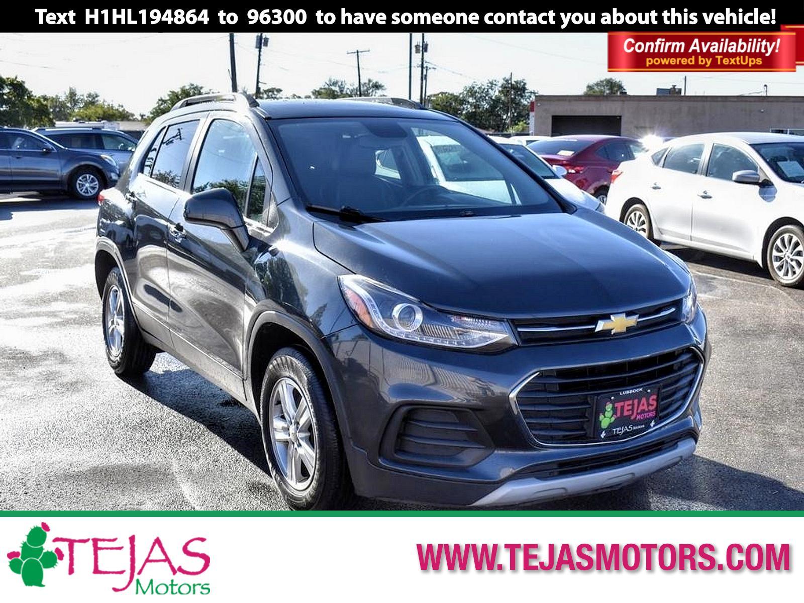 2017 GRAY /BLACK Chevrolet Trax (3GNCJPSB6HL) with an 4 Cylinder Engine engine, 6-SPEED AUTOMATIC transmission, located at 3701 Avenue Q, Lubbock, 79412, 33.560417, -101.855019 - Photo #0