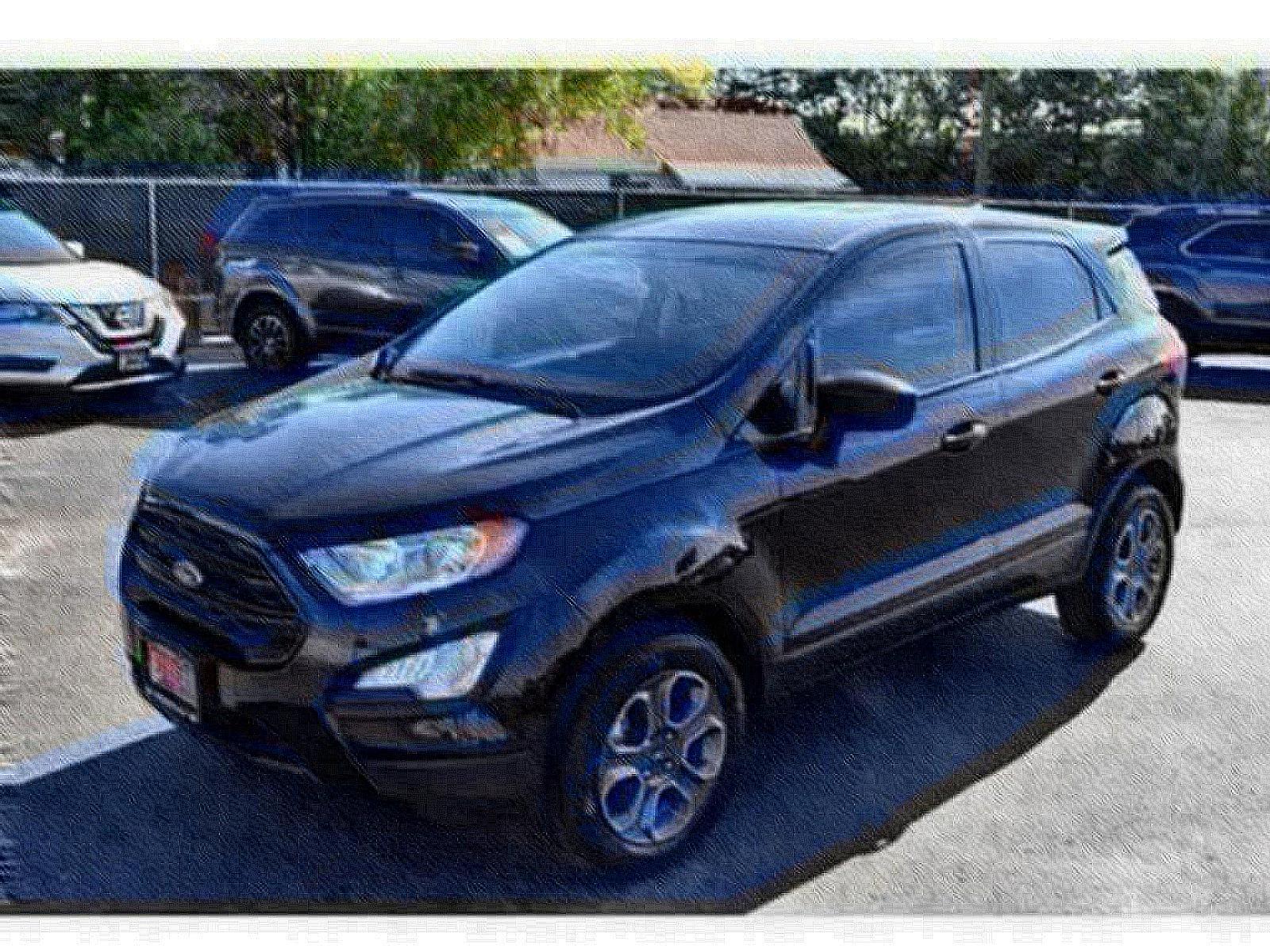 2020 BLACK /TAN Ford EcoSport (MAJ3S2FEXLC) with an 3 Cylinder Engine engine, 6-SPEED AUTOMATIC W/SELECTSHIFT transmission, located at 3701 Avenue Q, Lubbock, 79412, 33.560417, -101.855019 - Photo #1