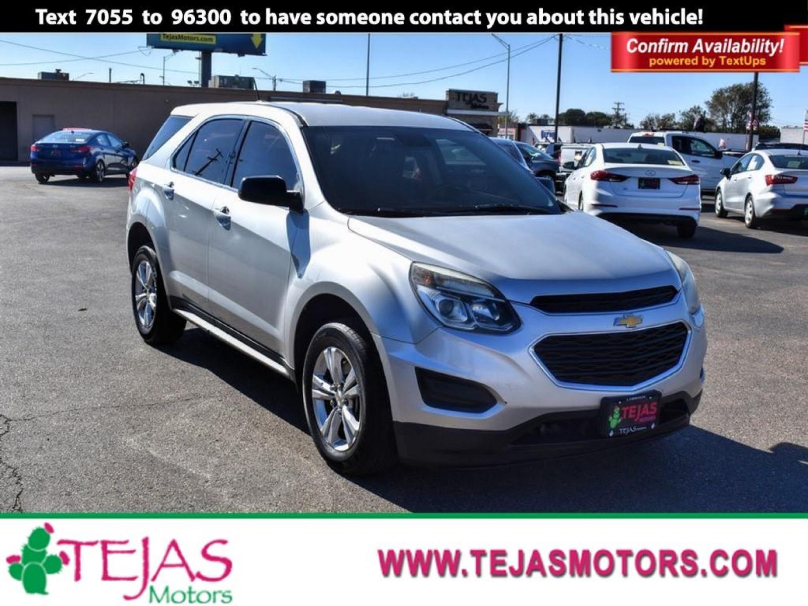 2017 Silver Ice Metallic /Jet Black Chevrolet Equinox LS (2GNALBEK0H1) with an ENGINE, 2.4L DOHC 4-CYLINDER SIDI (SPARK IGNITION DIRECT INJECTION) engine, located at 4110 Avenue Q, Lubbock, 79412, 33.556553, -101.855820 - Photo #12