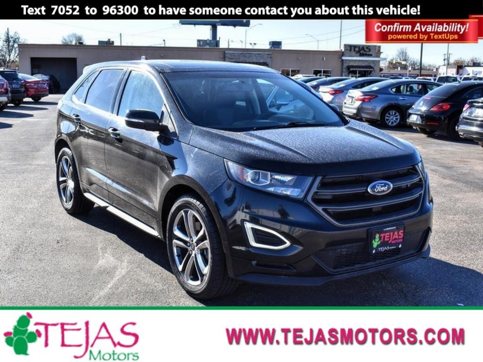 2015 BLACK Ford Edge Sport (2FMTK3AP0FB) with an ENGINE: 2.7L V6 ECOBOOST engine, located at 4110 Avenue Q, Lubbock, 79412, 33.556553, -101.855820 - Photo #12