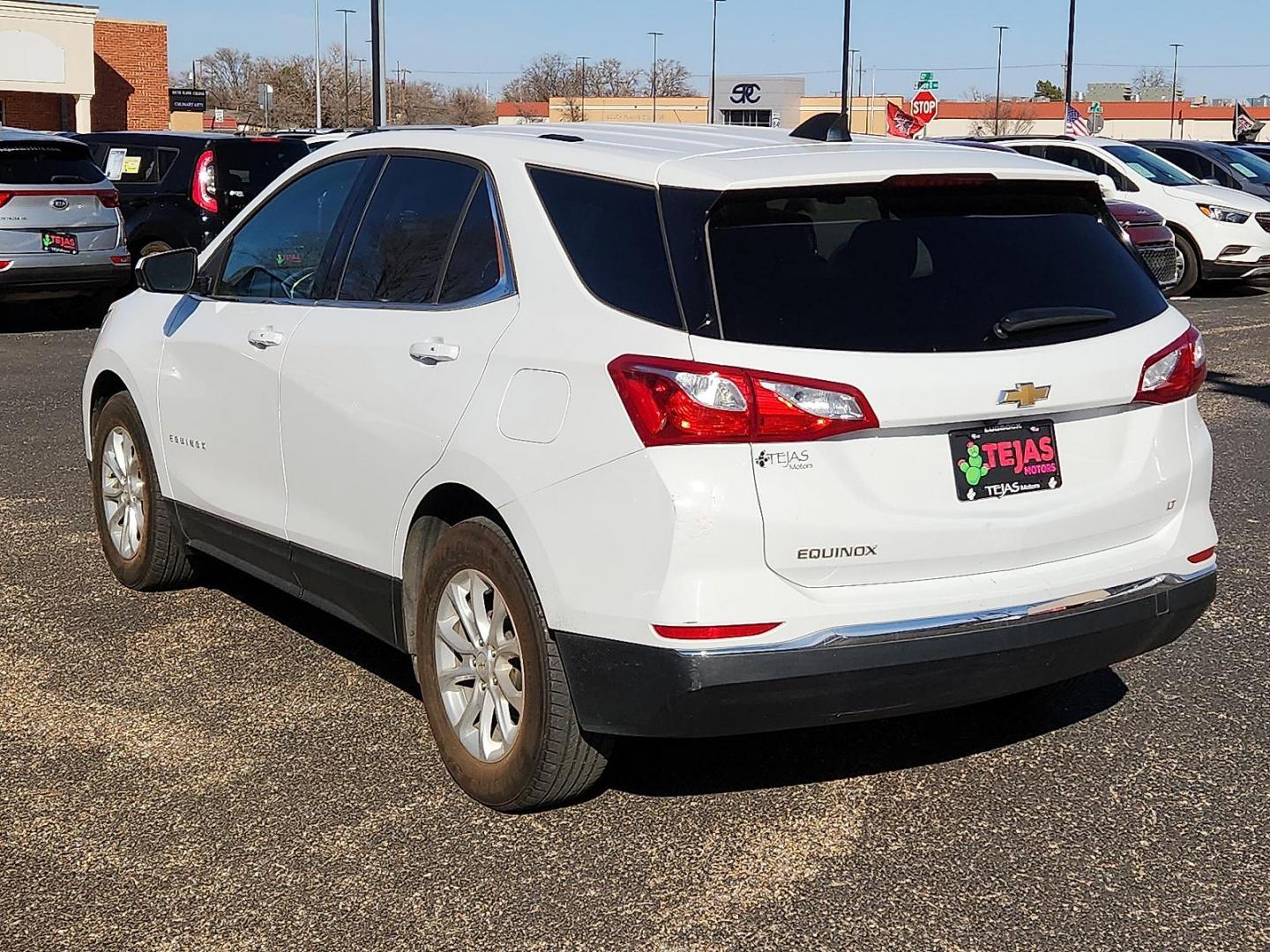 2019 Summit White - GAZ /Jet Black/Cinnamon - HQJ Chevrolet Equinox LT (2GNAXKEV5K6) with an 1.5L I-4 gasoline direct injection, DOHC, VVT variable valve control, intercooled turbo, regular unleaded, engine with 170HP engine, located at 4110 Avenue Q, Lubbock, 79412, 33.556553, -101.855820 - Photo#3