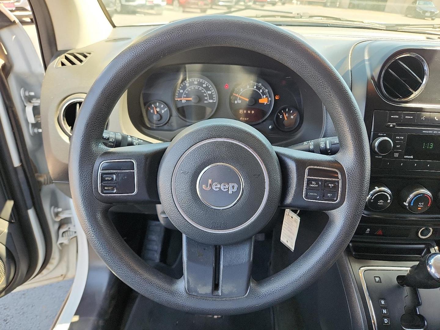 2017 WHITE Jeep Compass Sport 4x4 (1C4NJDBBXHD) with an 2.4L I-4 DOHC, variable valve control, regular unleaded, engine with 172HP engine, located at 4110 Avenue Q, Lubbock, 79412, 33.556553, -101.855820 - Photo#10