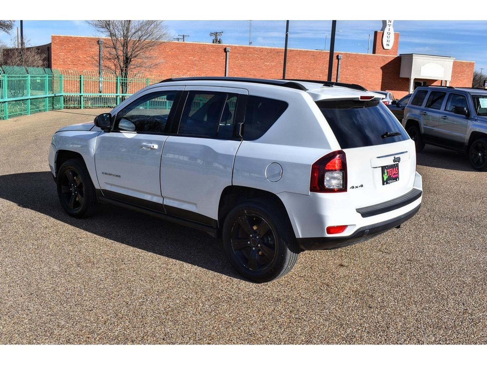 2017 Bright White Clearcoat /Dark Slate Gray Jeep Compass Sport (1C4NJDBBXHD) with an ENGINE: 2.4L I4 DOHC 16V DUAL VVT engine, located at 4110 Avenue Q, Lubbock, 79412, 33.556553, -101.855820 - 02/02/2023 KEY IN ENVELOPE GOD - Photo #2