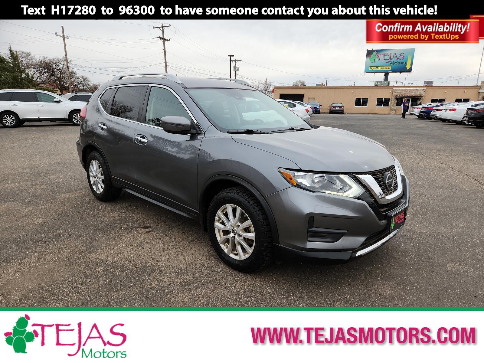 2019 Gun Metallic /Charcoal Nissan Rogue S (5N1AT2MT5KC) with an Engine: 2.5L DOHC 16-Valve I4 -inc: ECO mode engine, located at 4110 Avenue Q, Lubbock, 79412, 33.556553, -101.855820 - Photo #0