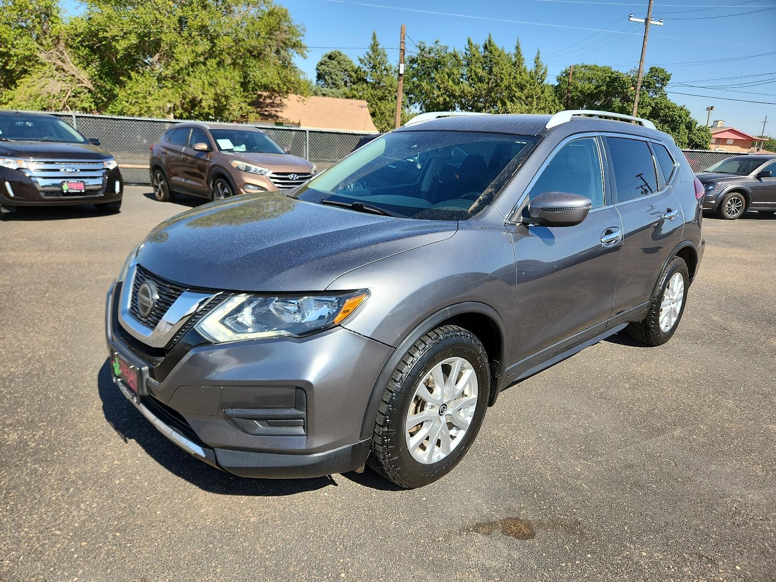 2019 Gun Metallic - KAD /Charcoal - G Nissan Rogue S (5N1AT2MT5KC) with an Engine: 2.5L DOHC 16-Valve I4 -inc: ECO mode engine, located at 4110 Avenue Q, Lubbock, 79412, 33.556553, -101.855820 - Photo #1
