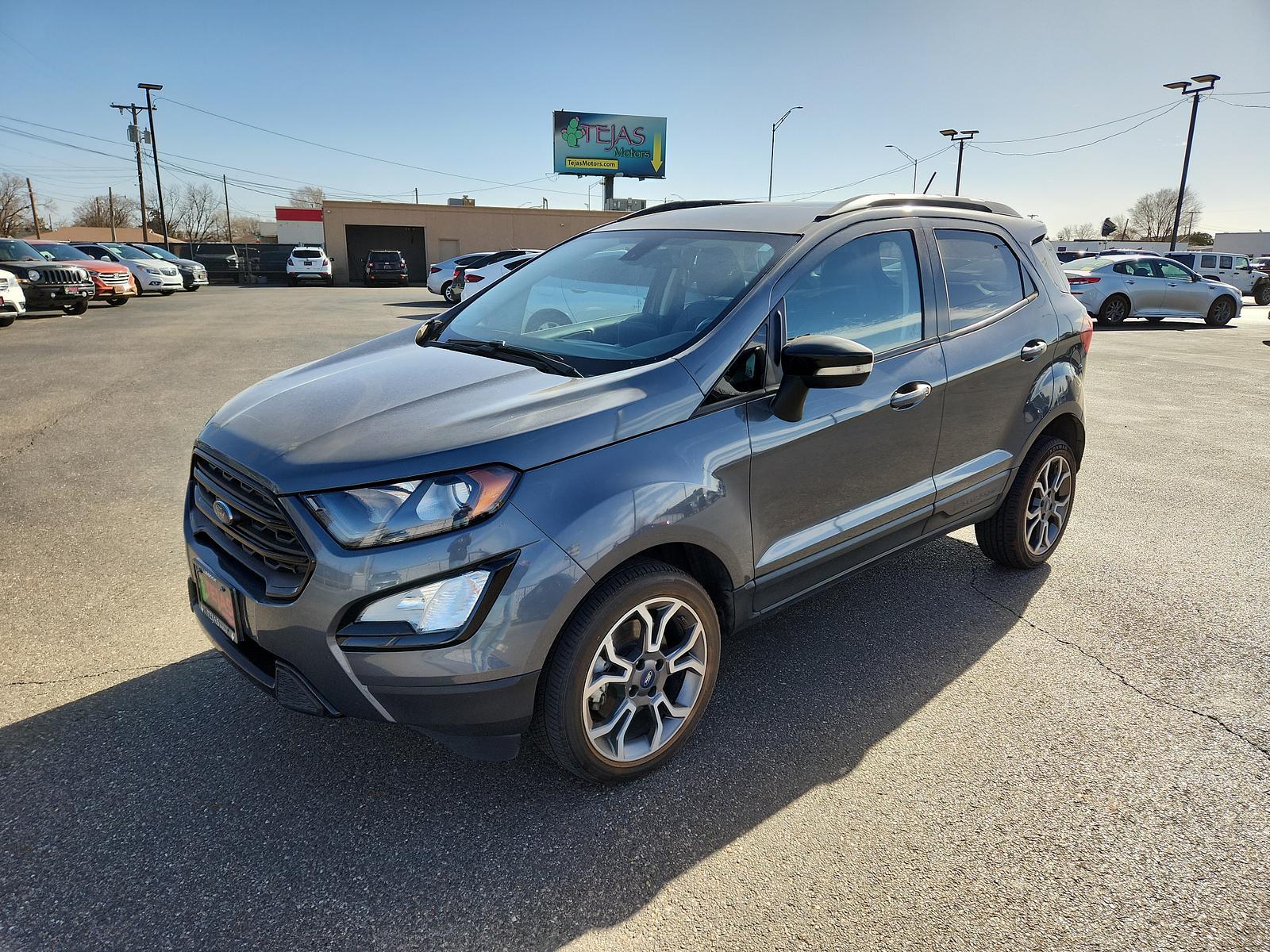 2020 Smoke Metallic Ford EcoSport SES (MAJ6S3JL8LC) with an ENGINE: 2.0L TI-VCT GDI I-4 engine, located at 4110 Avenue Q, Lubbock, 79412, 33.556553, -101.855820 - Photo #1