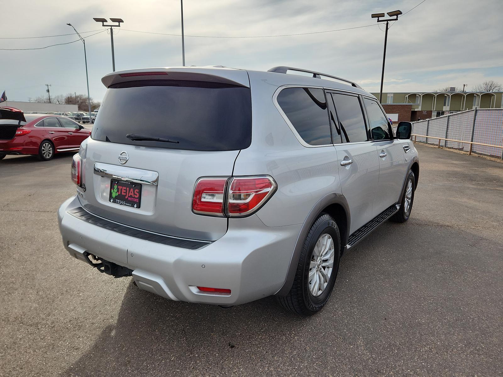 2017 Brilliant Silver /Charcoal Nissan Armada SV (JN8AY2NC8H9) with an Engine: 5.6L DOHC 32V Endurance V8 engine, located at 4110 Avenue Q, Lubbock, 79412, 33.556553, -101.855820 - 03/09/2023 INSPECTION IN ENVELOPE 03/21/2023 KEY IN ENVELOPE GOD - Photo #3