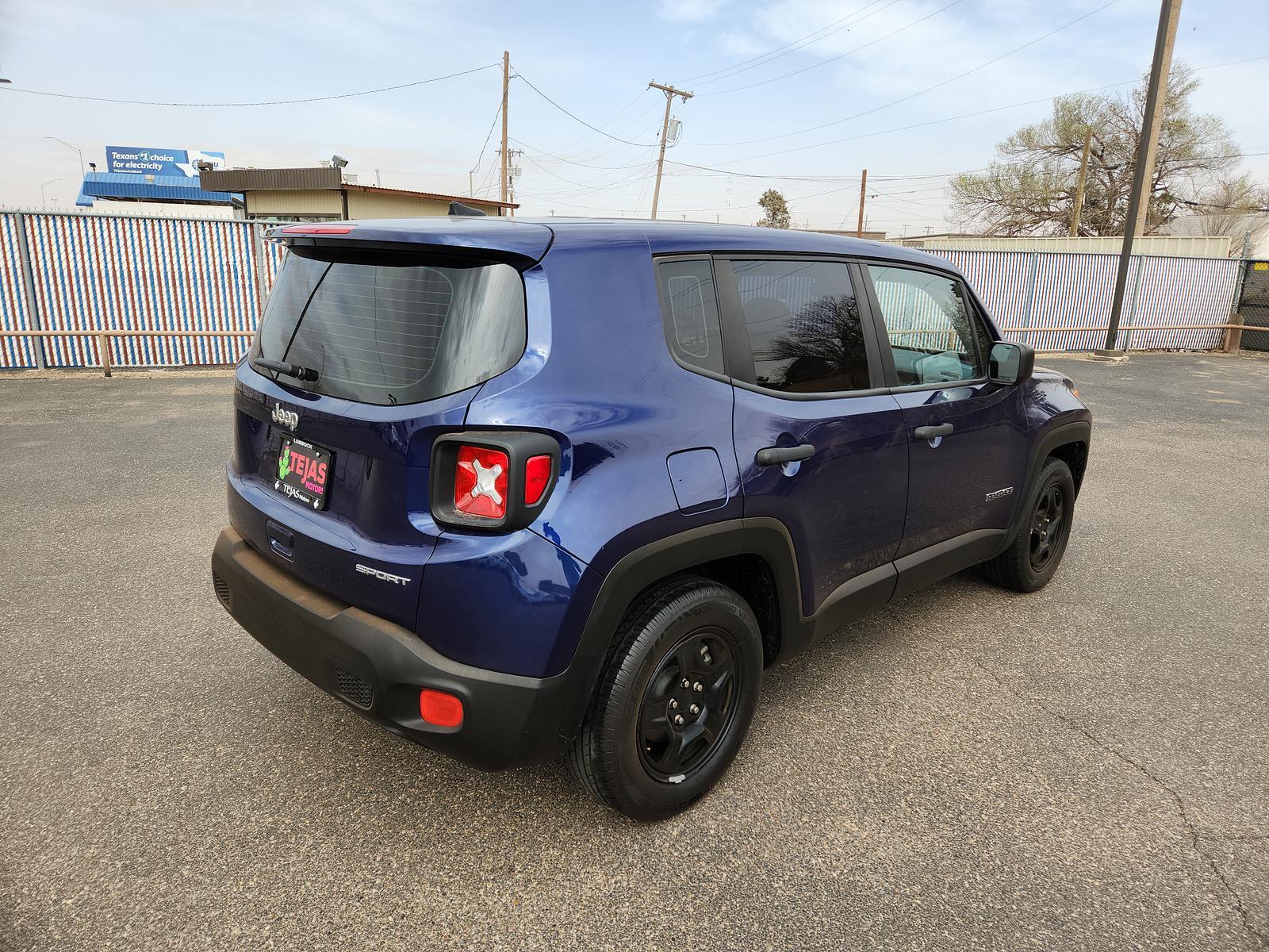 2018 Jetset Blue /Black Jeep Renegade Sport (ZACCJAAB7JP) with an ENGINE: 2.4L I4 MULTIAIR engine, located at 4110 Avenue Q, Lubbock, 79412, 33.556553, -101.855820 - 03/10/2023 KEY AND INSPECTION IN ENVELOPE GOD - Photo #3