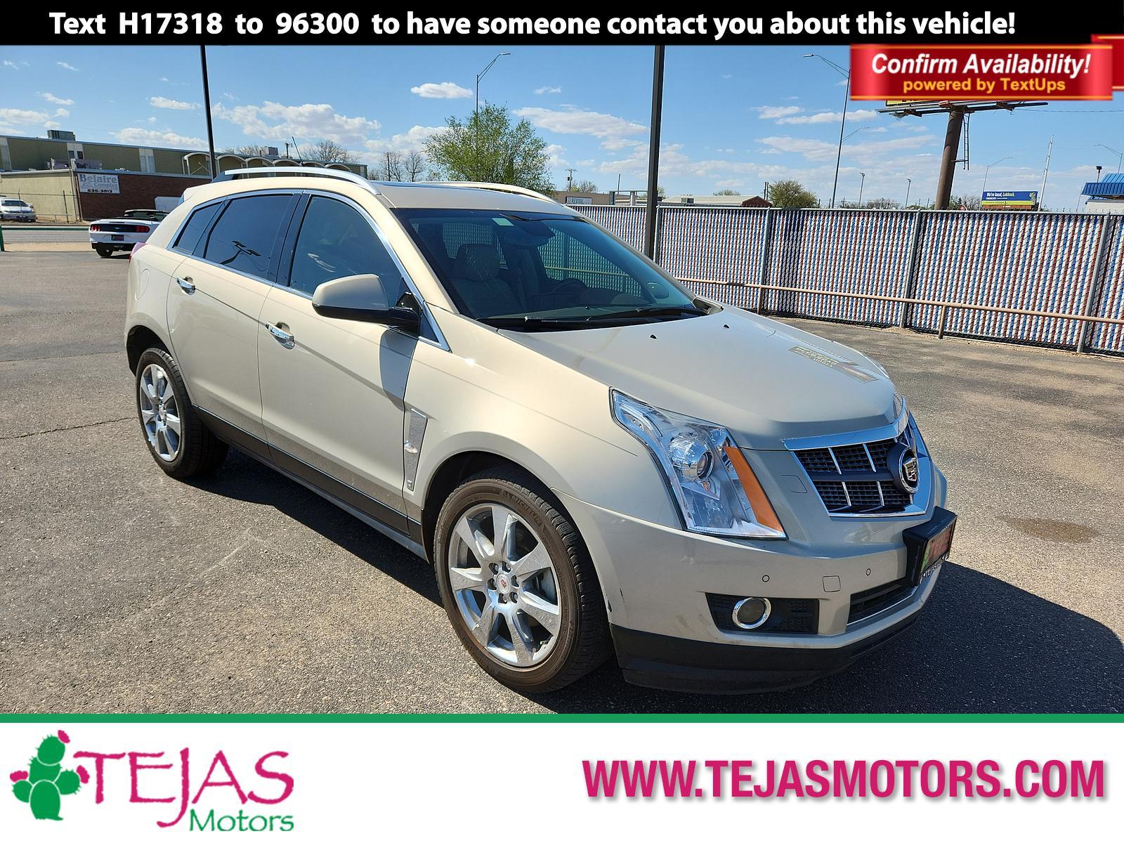 2012 Gold Mist Metallic /Shale w/Brownstone accents Cadillac SRX Performance Collection (3GYFNBE37CS) with an ENGINE, 3.6L SIDI DOHC V6 VVT WITH E85 FLEXFUEL (GAS ETHANOL) CAPABILITY engine, located at 4110 Avenue Q, Lubbock, 79412, 33.556553, -101.855820 - 03/24/2023 KEY IN ENVELOPE GOD - Photo #0