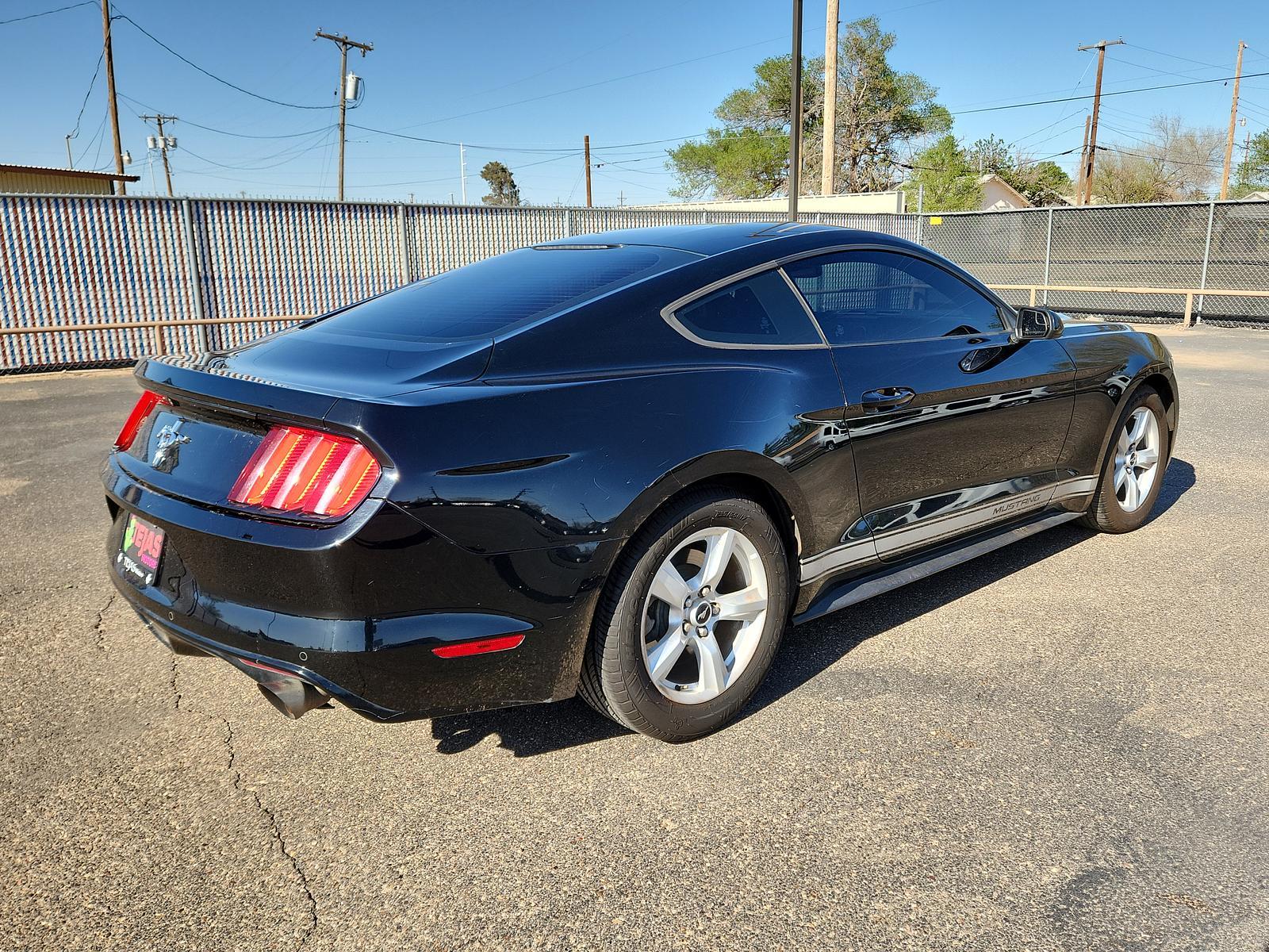 2016 BLACK Ford Mustang V6 (1FA6P8AM0G5) with an ENGINE: 3.7L TI-VCT V6 engine, located at 4110 Avenue Q, Lubbock, 79412, 33.556553, -101.855820 - 03/31/2023 KEY IN ENVELOPE GOD - Photo #1
