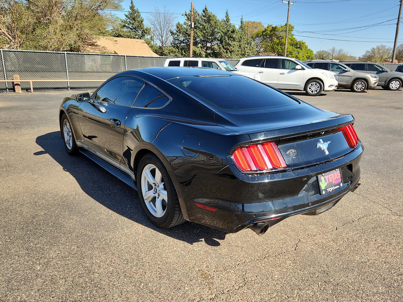 2016 BLACK Ford Mustang V6 (1FA6P8AM0G5) with an ENGINE: 3.7L TI-VCT V6 engine, located at 4110 Avenue Q, Lubbock, 79412, 33.556553, -101.855820 - 03/31/2023 KEY IN ENVELOPE GOD - Photo #2