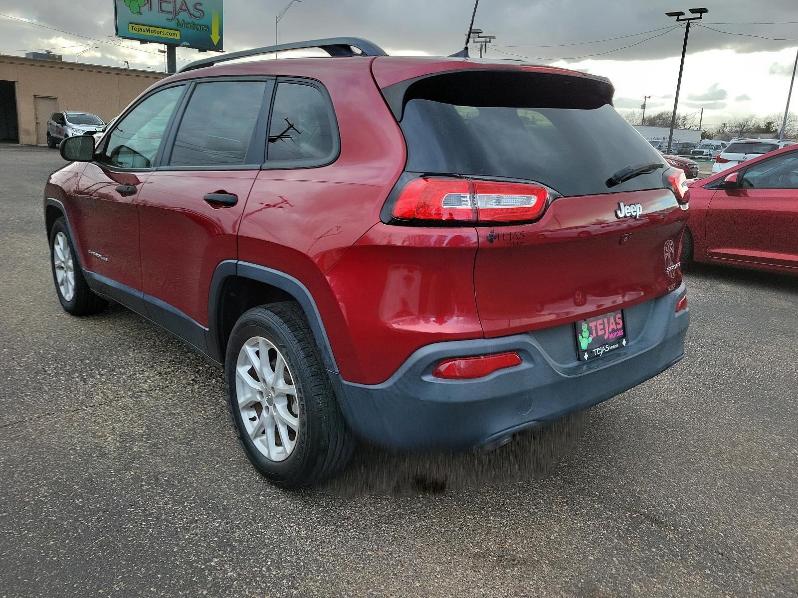 2016 RED Jeep Cherokee Sport (1C4PJLAB4GW) with an 2.4L L4 DOHC 16V engine, located at 4110 Avenue Q, Lubbock, 79412, 33.556553, -101.855820 - 04/01/2023 INSPECTION IN ENVELOPE 04/06/2023 KEY IN ENVELOPE GOD - Photo #2