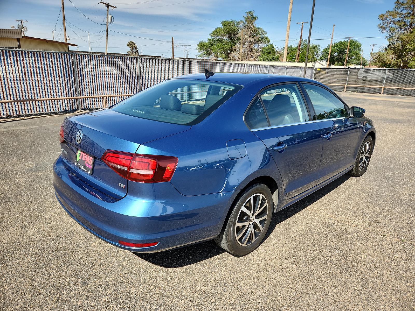 2017 BLUE Volkswagen Jetta 1.4T SE (3VWDB7AJ2HM) with an Engine: 1.4L TSI I-4 Turbocharged -inc: DOHC 16-valve, direct injection engine, located at 4110 Avenue Q, Lubbock, 79412, 33.556553, -101.855820 - Photo #1
