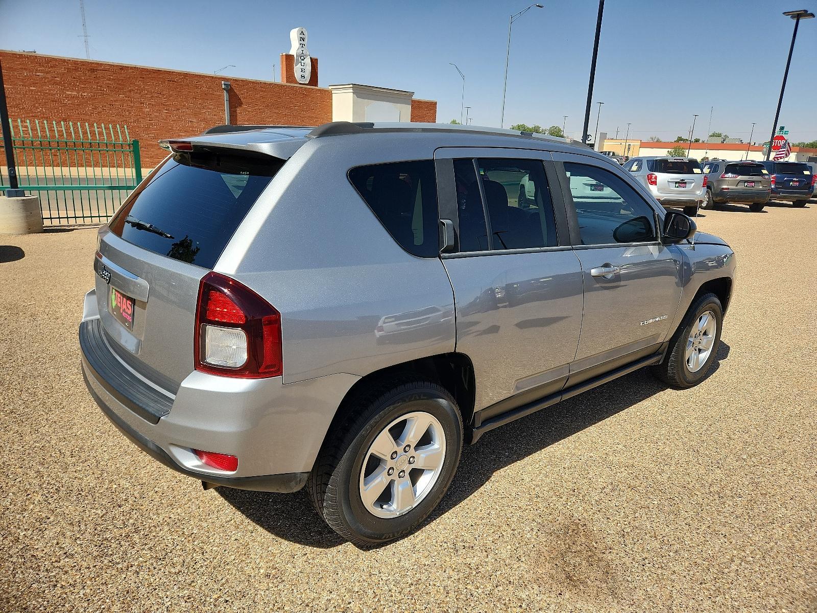 2015 SILVER Jeep Compass Sport (1C4NJCBA5FD) with an ENGINE: 2.0L I4 DOHC 16V DUAL VVT engine, located at 4110 Avenue Q, Lubbock, 79412, 33.556553, -101.855820 - 05/06/2023 KEY IN ENVELOPE GOD 05/10/2023 KEY INENVELOPE GOD - Photo #1