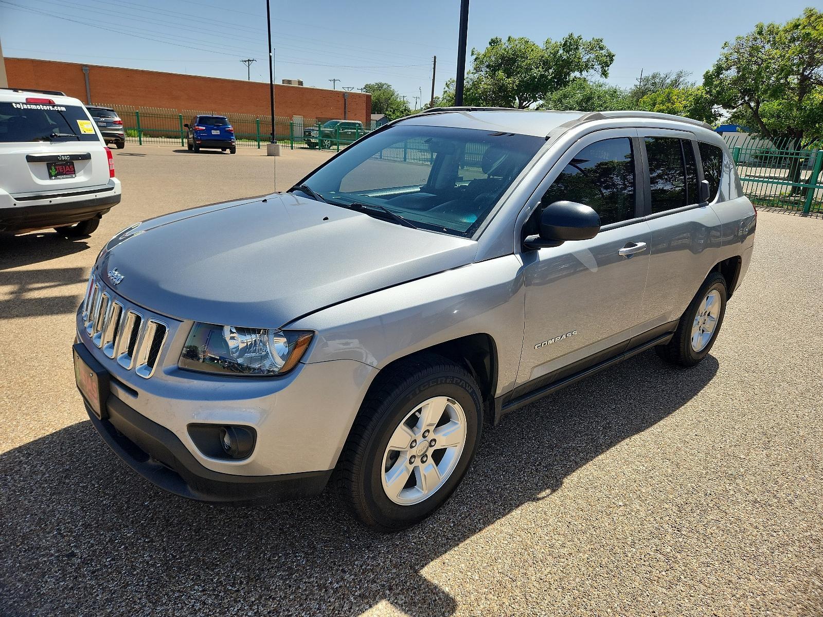 2015 SILVER Jeep Compass Sport (1C4NJCBA5FD) with an ENGINE: 2.0L I4 DOHC 16V DUAL VVT engine, located at 4110 Avenue Q, Lubbock, 79412, 33.556553, -101.855820 - 05/06/2023 KEY IN ENVELOPE GOD 05/10/2023 KEY INENVELOPE GOD - Photo #3